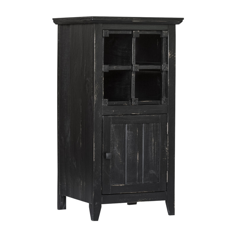 Gracie Oaks 18'' W x 36'' H x 20'' D Solid Wood FreeStanding Bathroom